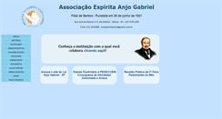 Desktop Screenshot of anjogabrielsantos.org.br